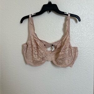 Smart & Sexy Women's Size 46DD Beige Signature Lace Underwire Bra SA964